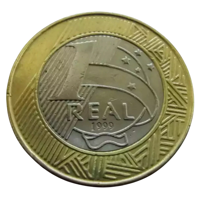 Moeda Brasil 1 Real 1999 - MBC